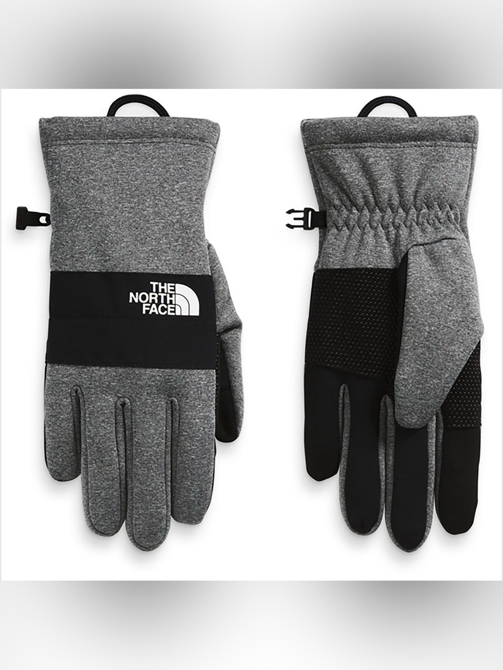 The North Face Men’s Grey & Black Insulated Tech Gloves